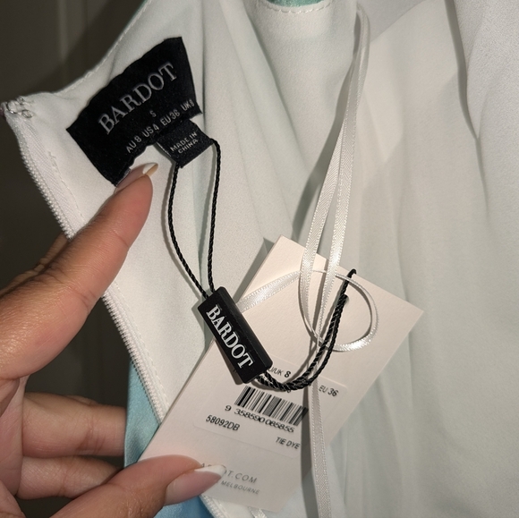 16. NWT BARDOT TIE DYE SLIP DRESS - Picture 8 of 8